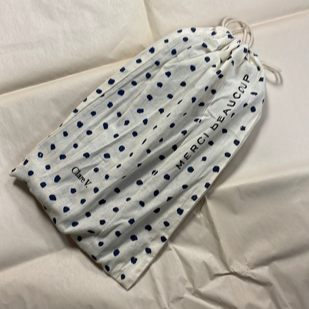Clare V Foldover Clutch - Leopard Pattern - with dustbag